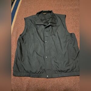 Monterey Club Men's XXL Windbreaker Golf Vest Black Breathable Clean